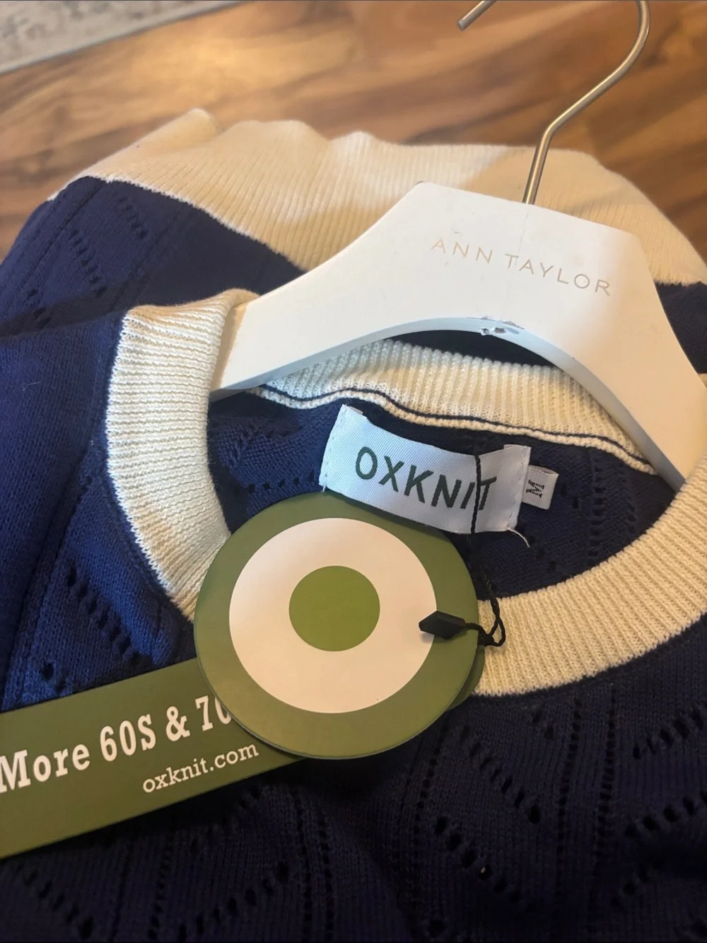 Oxknit medium blouse NWT